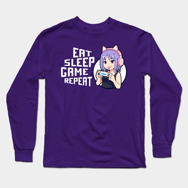 Gamer Girls Rule 4 Long Sleeve T-Shirt by machmigo